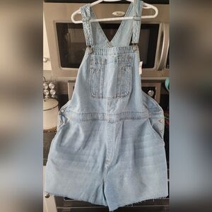 Old Navy Light Blue Denim Overalls